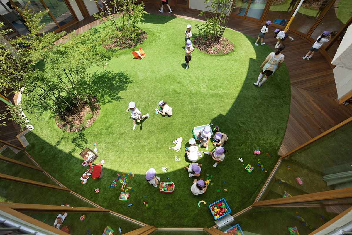地方小，设计装修出庭院般美幼儿园|幼儿园装修设计